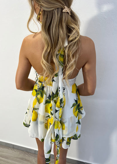 Mini Dress Lemon