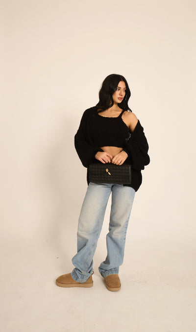 COORDINATO LUNA - Nero