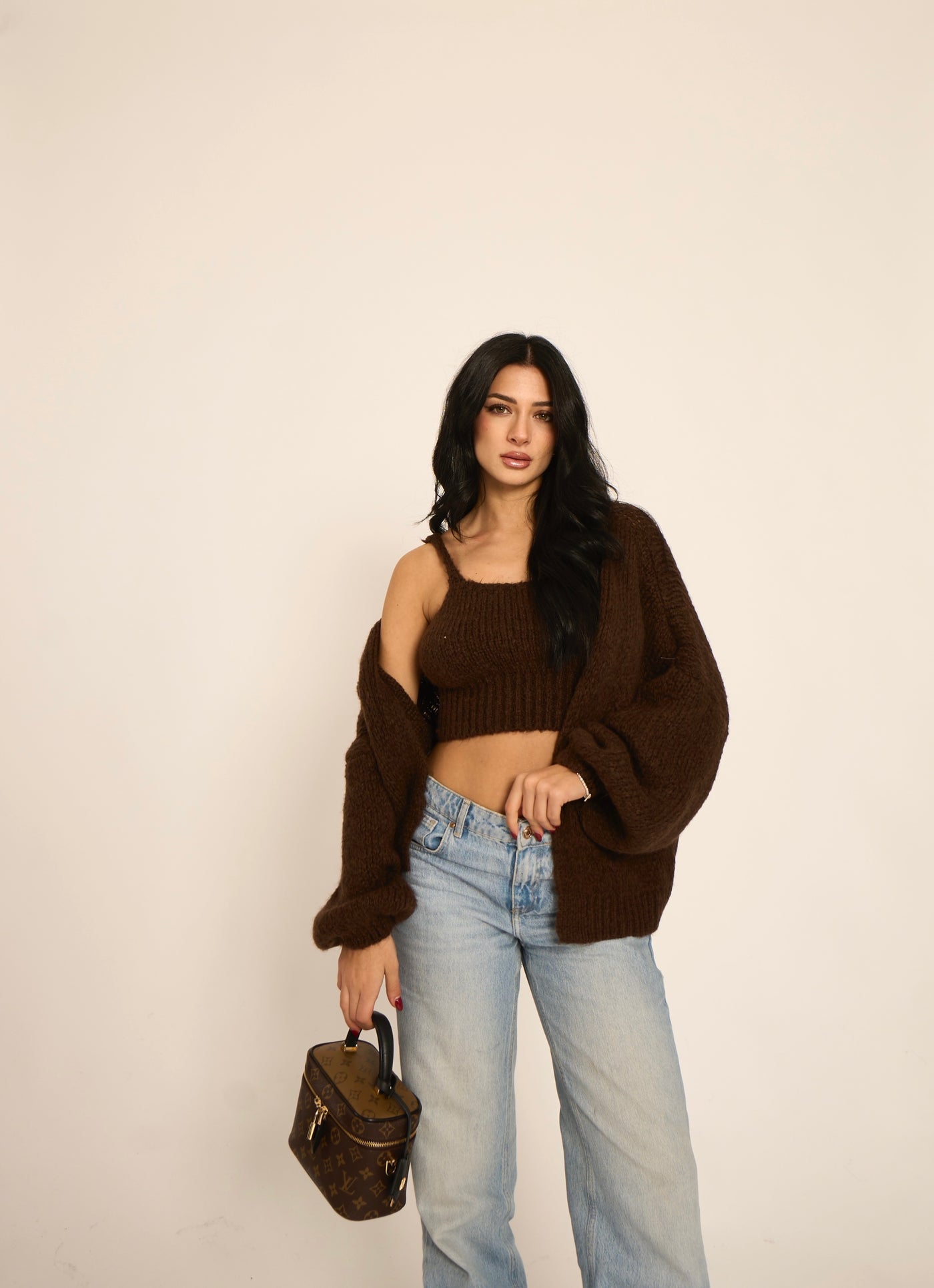 COORDINATO LUNA - Marrone