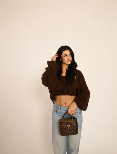 COORDINATO LUNA - Marrone