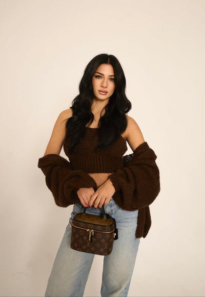 COORDINATO LUNA - Marrone