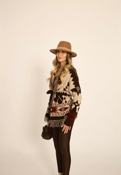 CARDIGAN VIENNA - Marrone