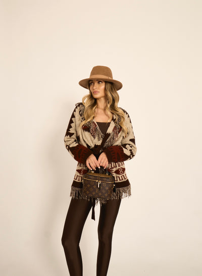 CARDIGAN VIENNA - Marrone