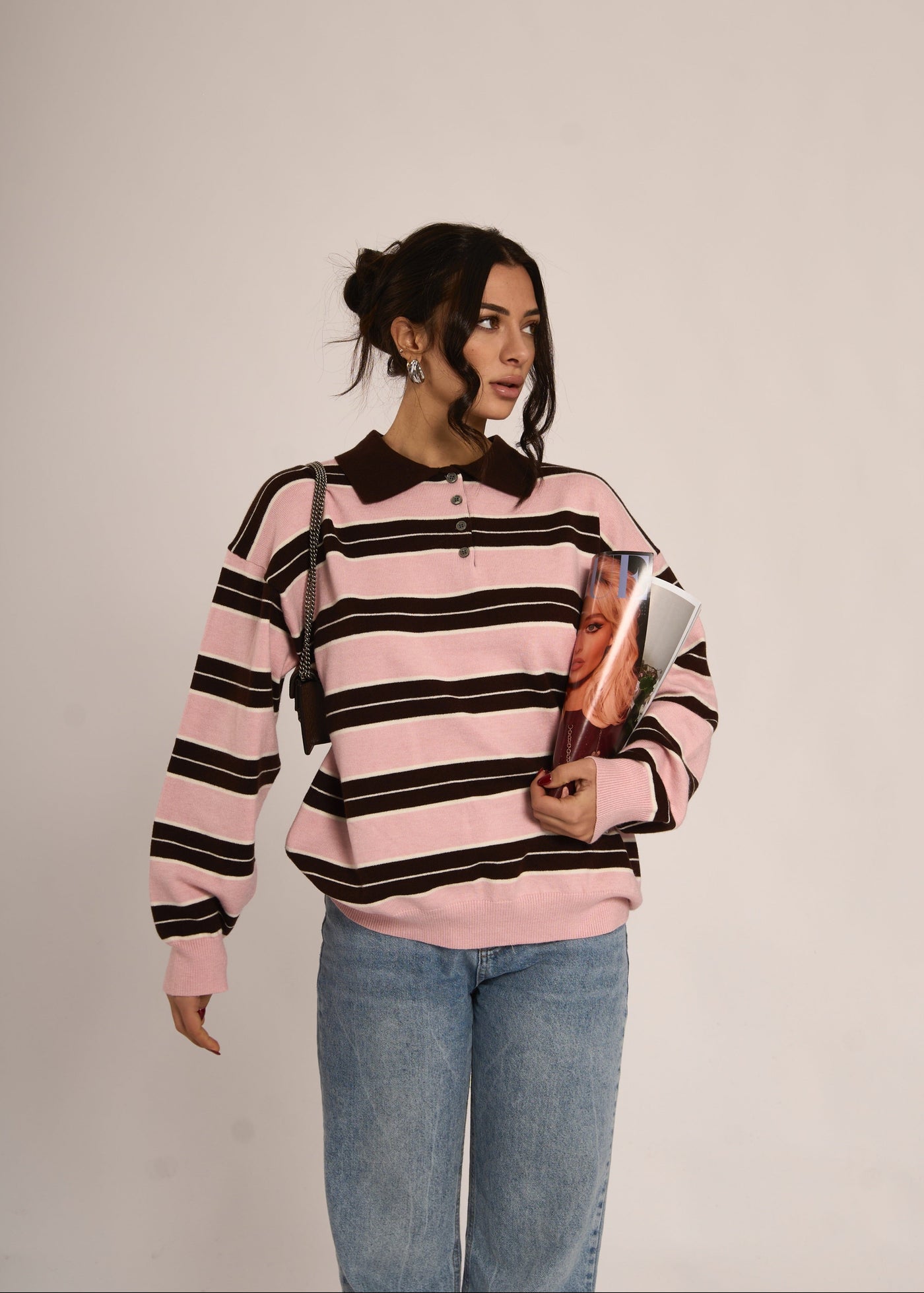 PULL COTTON - Rosa