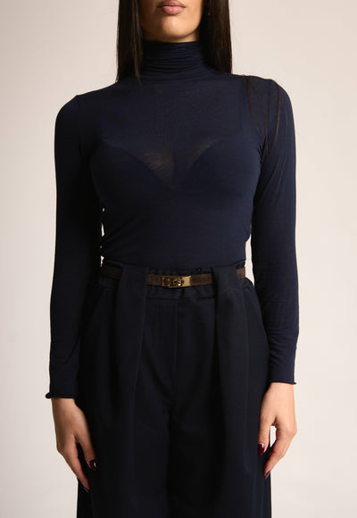 CINTURINA KIRA - Suede marrone