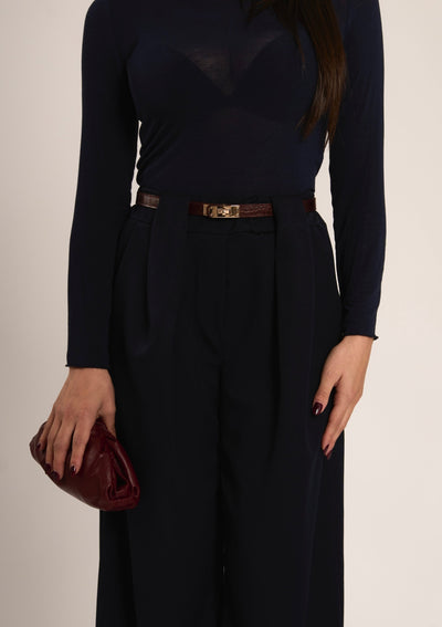 CINTURINA KIRA - Cocco bordeaux