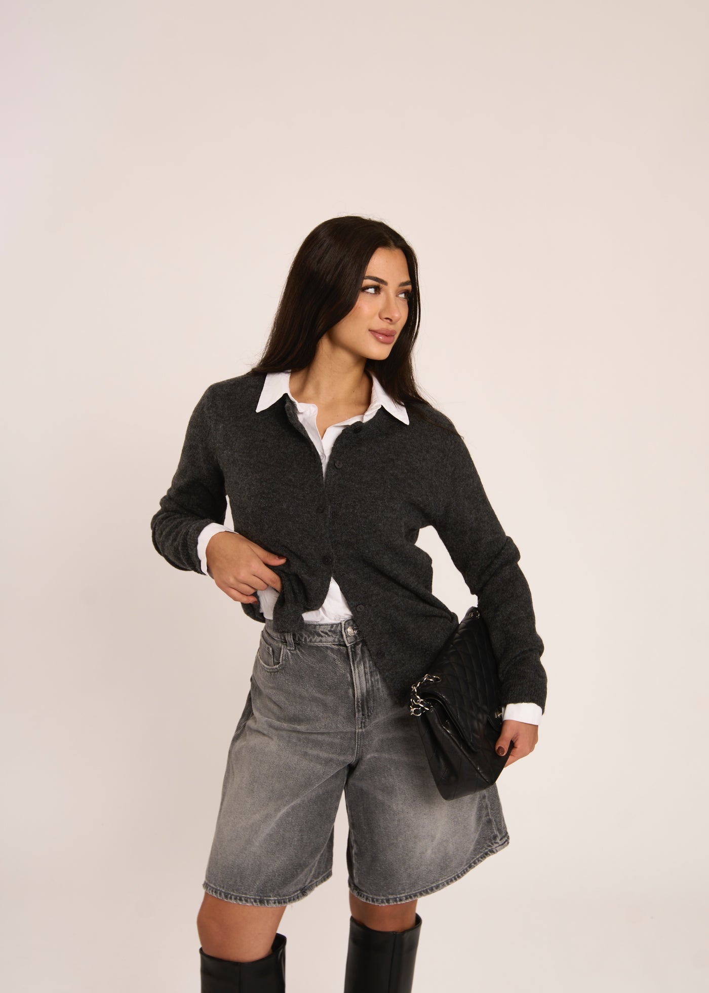 CARDIGAN MOLLY - Grigio