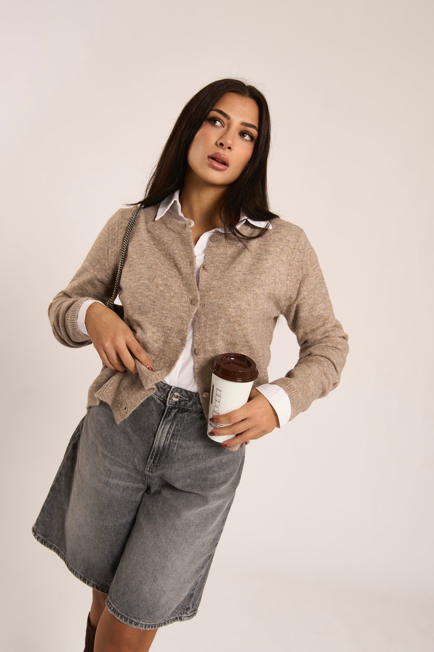 CARDIGAN MOLLY - Beige