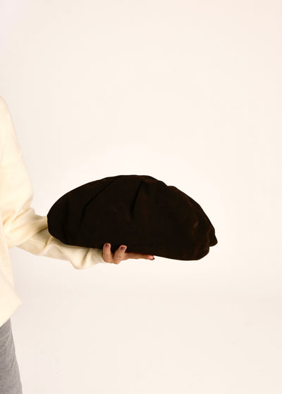 POUCH BIG SUEDE - Moro