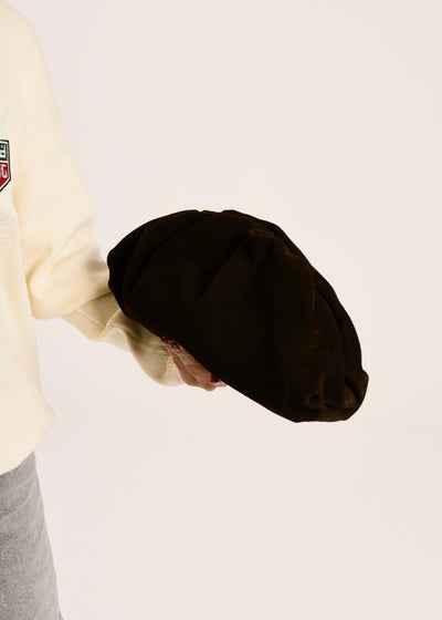 POUCH BIG SUEDE - Moro