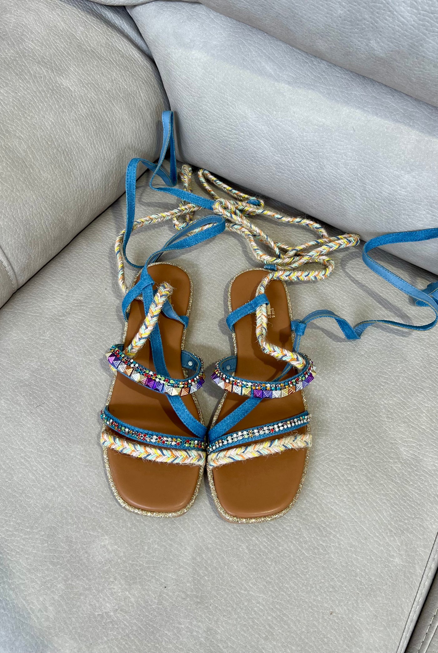 Sandalo Charm - Jeans