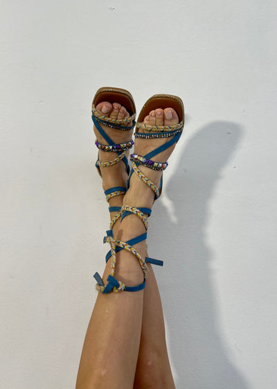 Sandalo Charm - Jeans