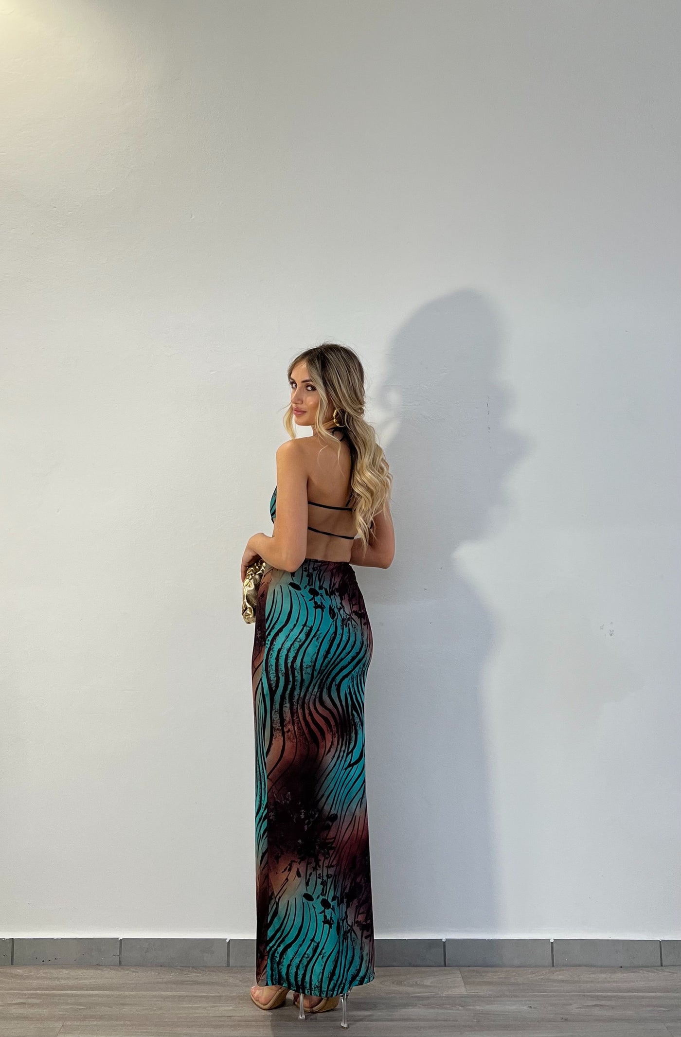 Dress Safari - Verdeacqua