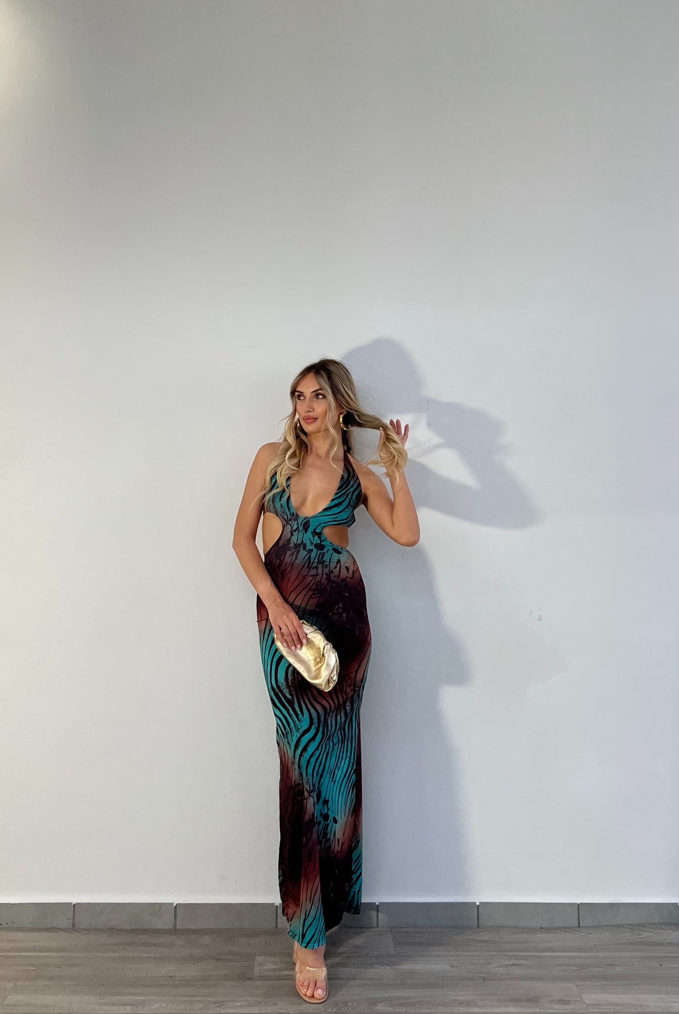 Dress Safari - Verdeacqua