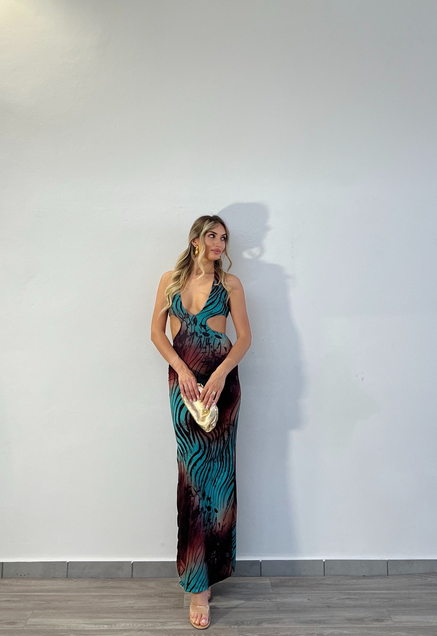Dress Safari - Verdeacqua