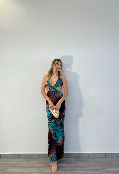 Dress Safari - Verdeacqua