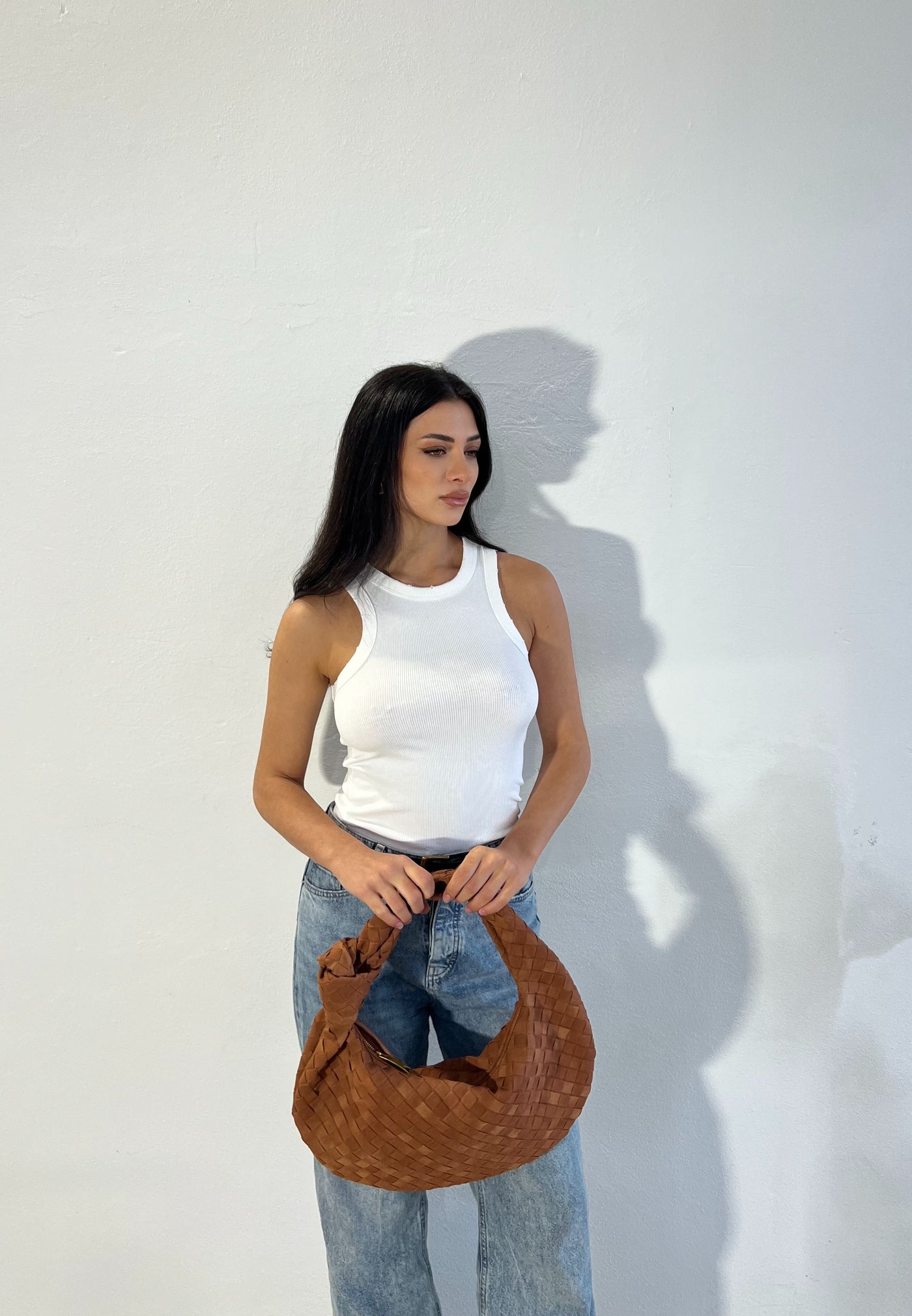 Julia Bag - Suede Camel