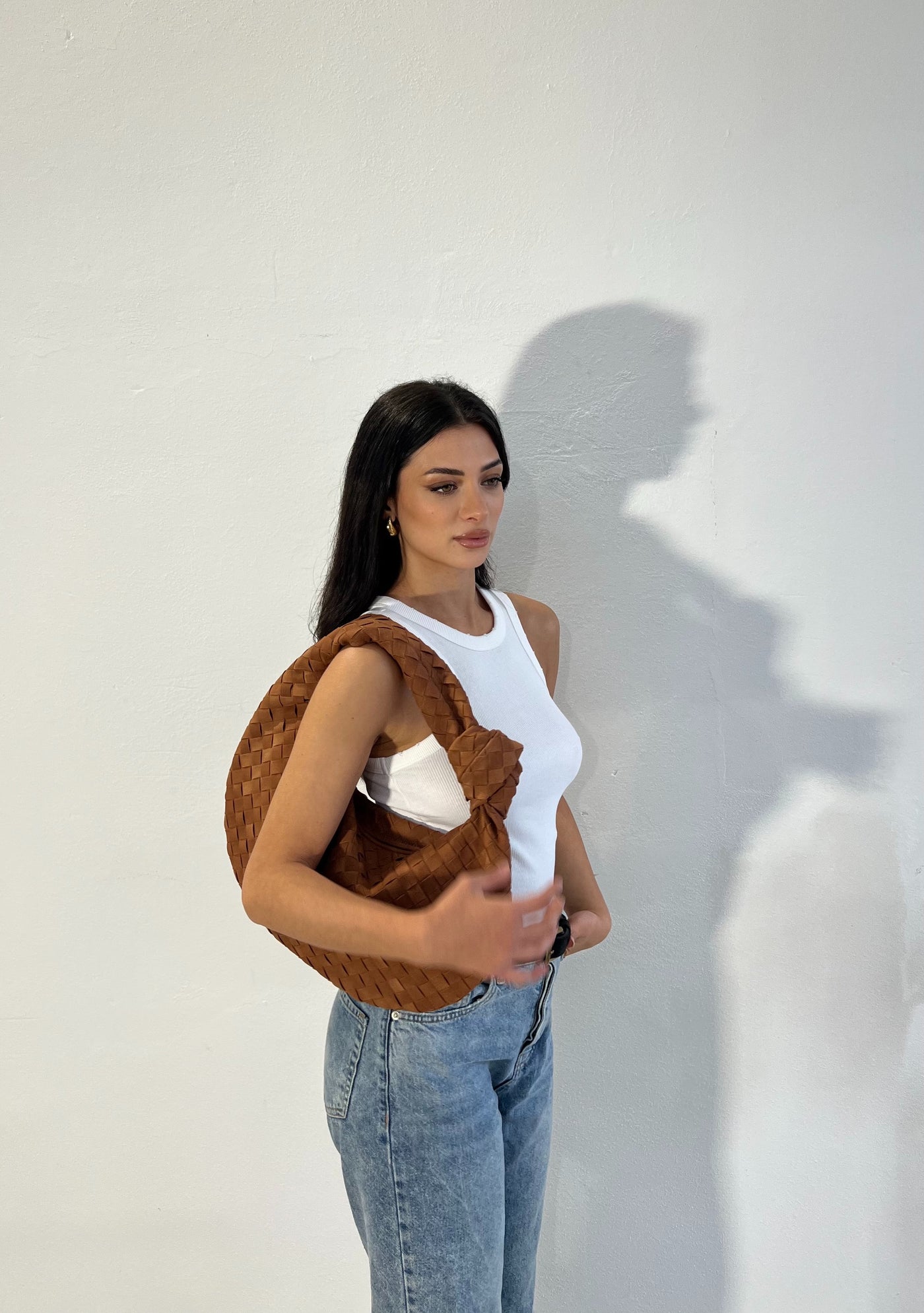 Julia Bag - Suede Camel