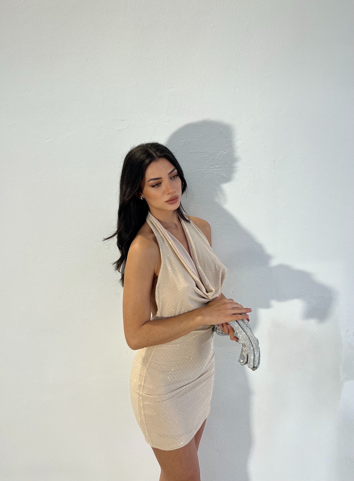 Mini Dress Clary - Crema