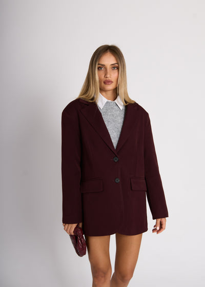 BLAZER SELENA - Bordeaux