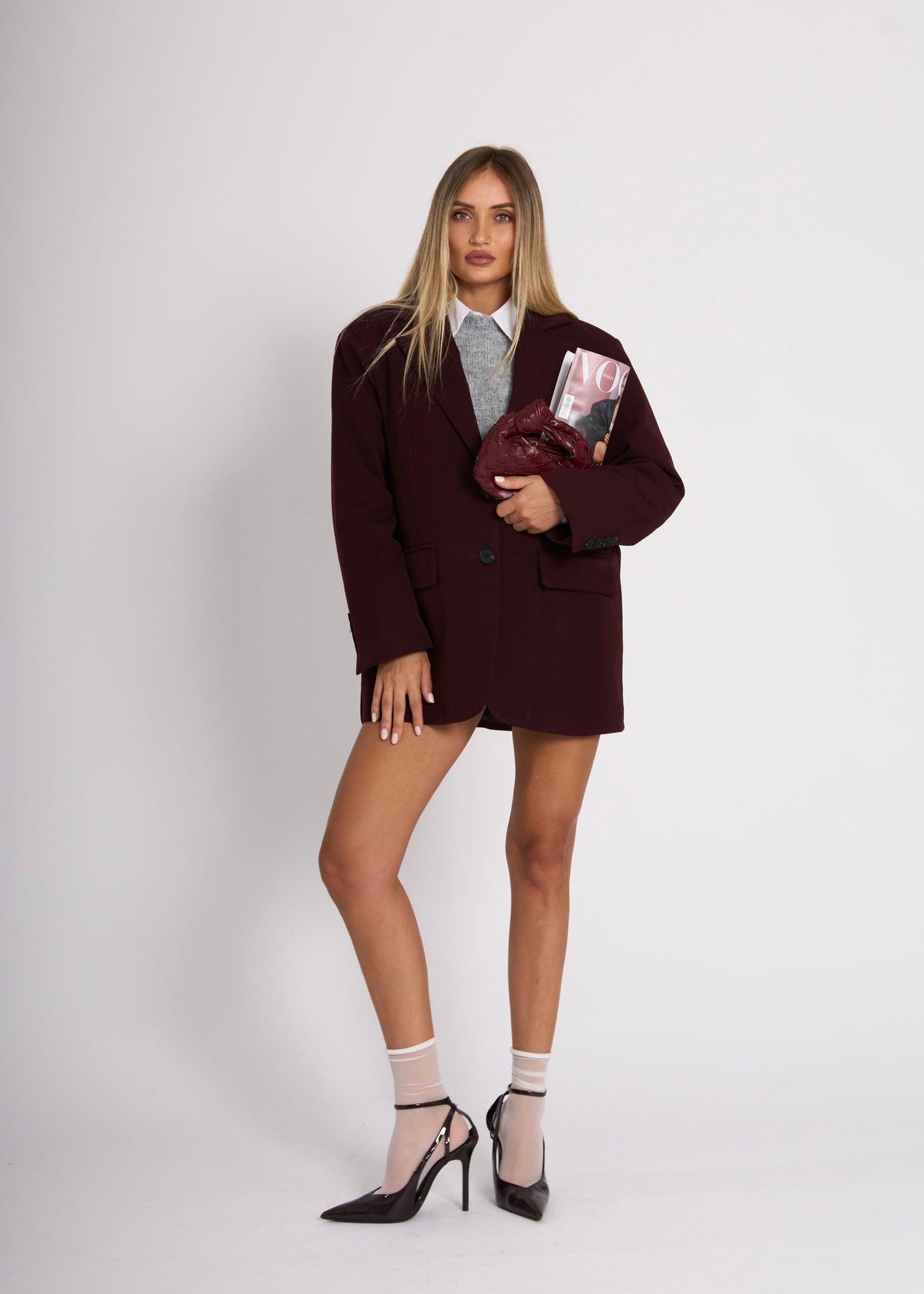 BLAZER SELENA - Bordeaux