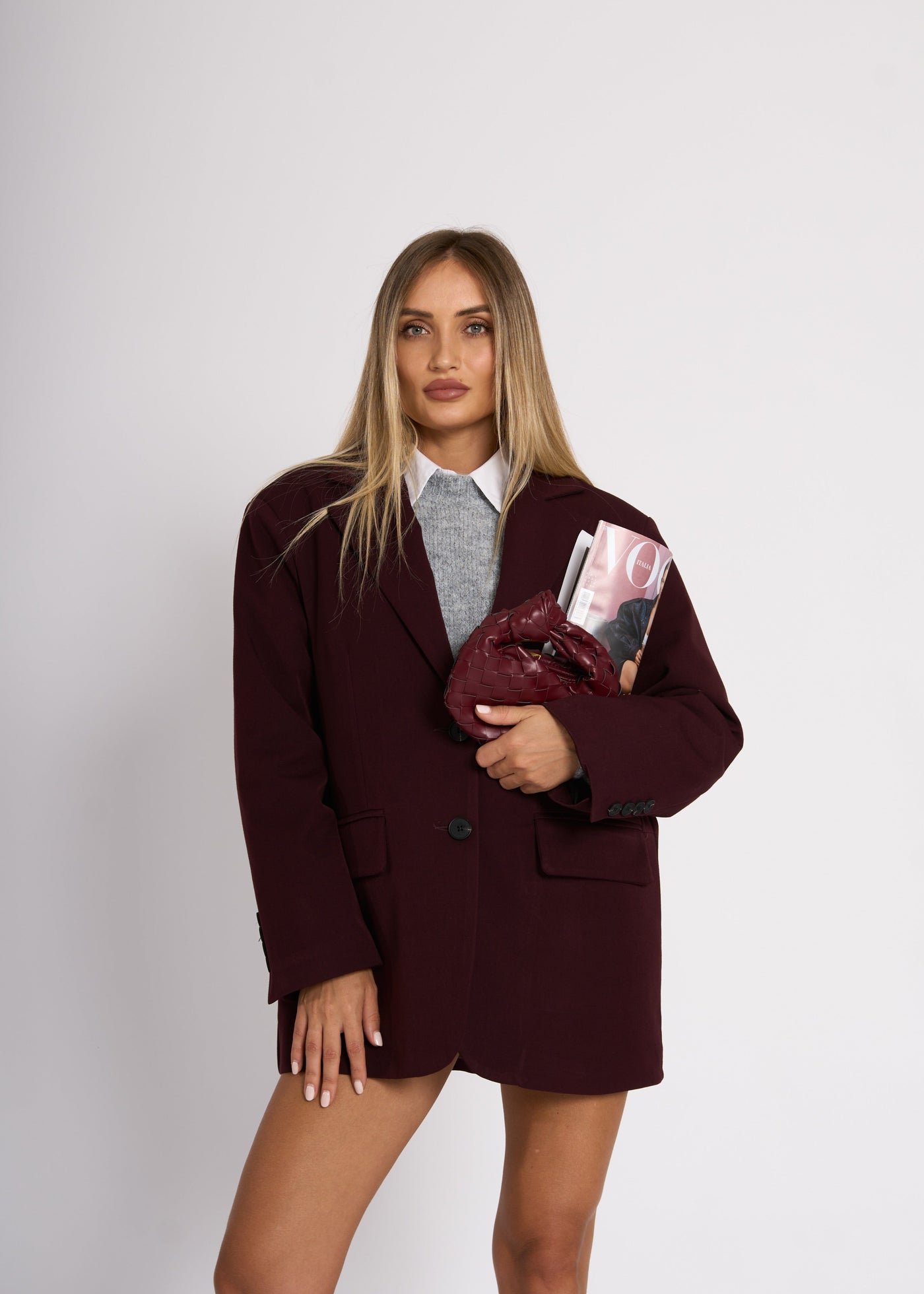 BLAZER SELENA - Bordeaux