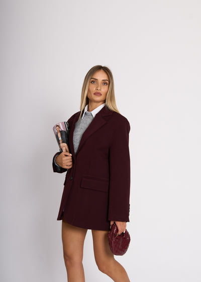 BLAZER SELENA - Bordeaux