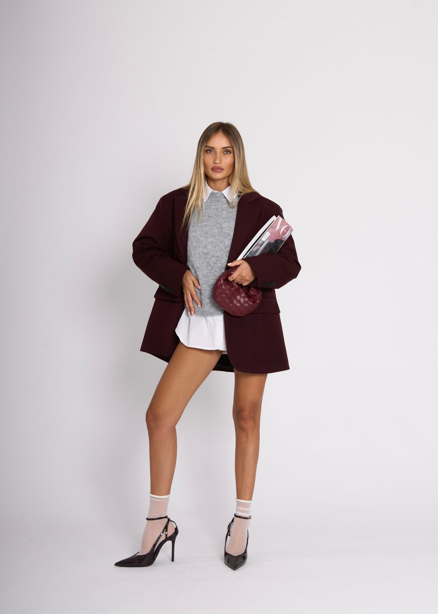 BLAZER SELENA - Bordeaux
