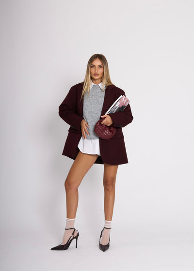 BLAZER SELENA - Bordeaux
