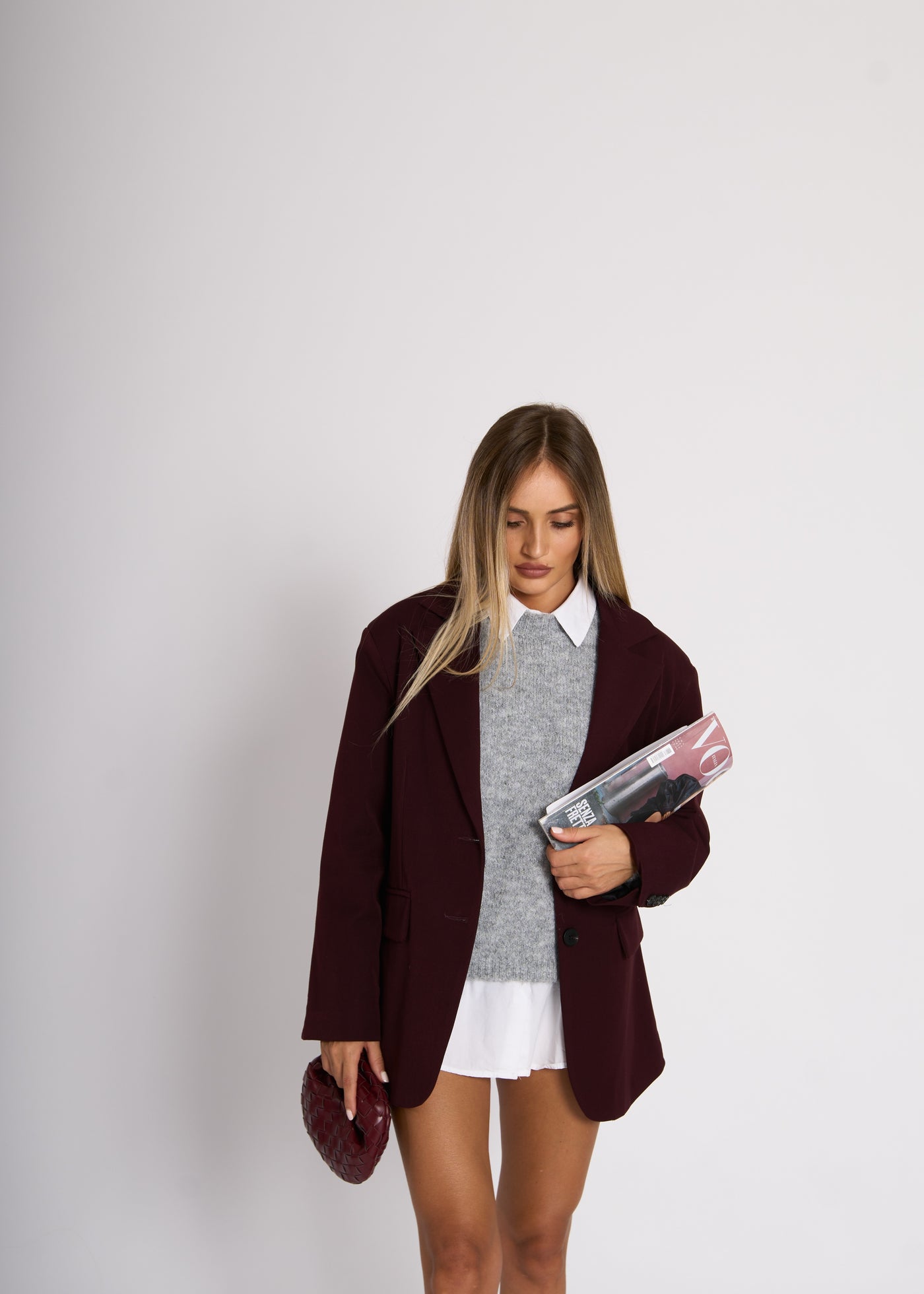 BLAZER SELENA - Bordeaux
