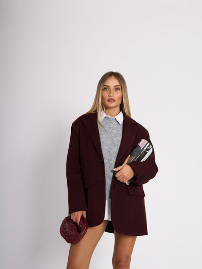 BLAZER SELENA - Bordeaux