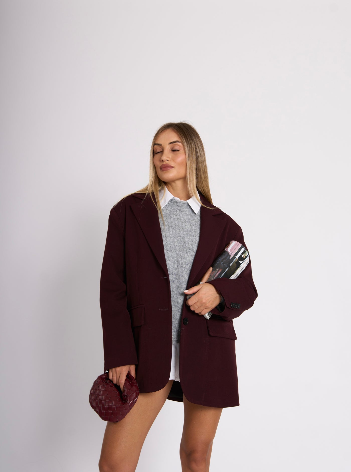 BLAZER SELENA - Bordeaux
