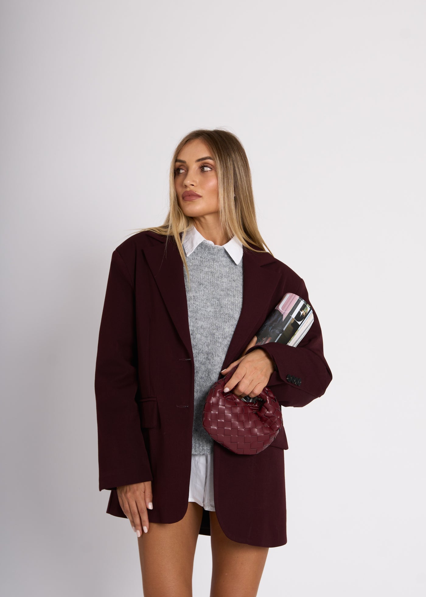 BLAZER SELENA - Bordeaux