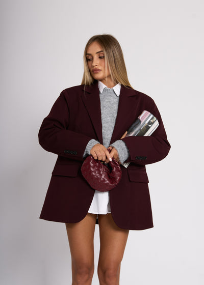 BLAZER SELENA - Bordeaux