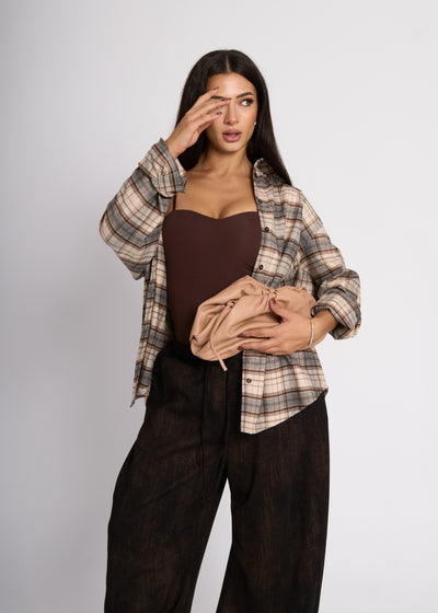 BODY SALLY - Marrone