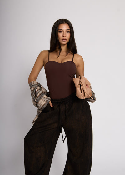 BODY SALLY - Marrone