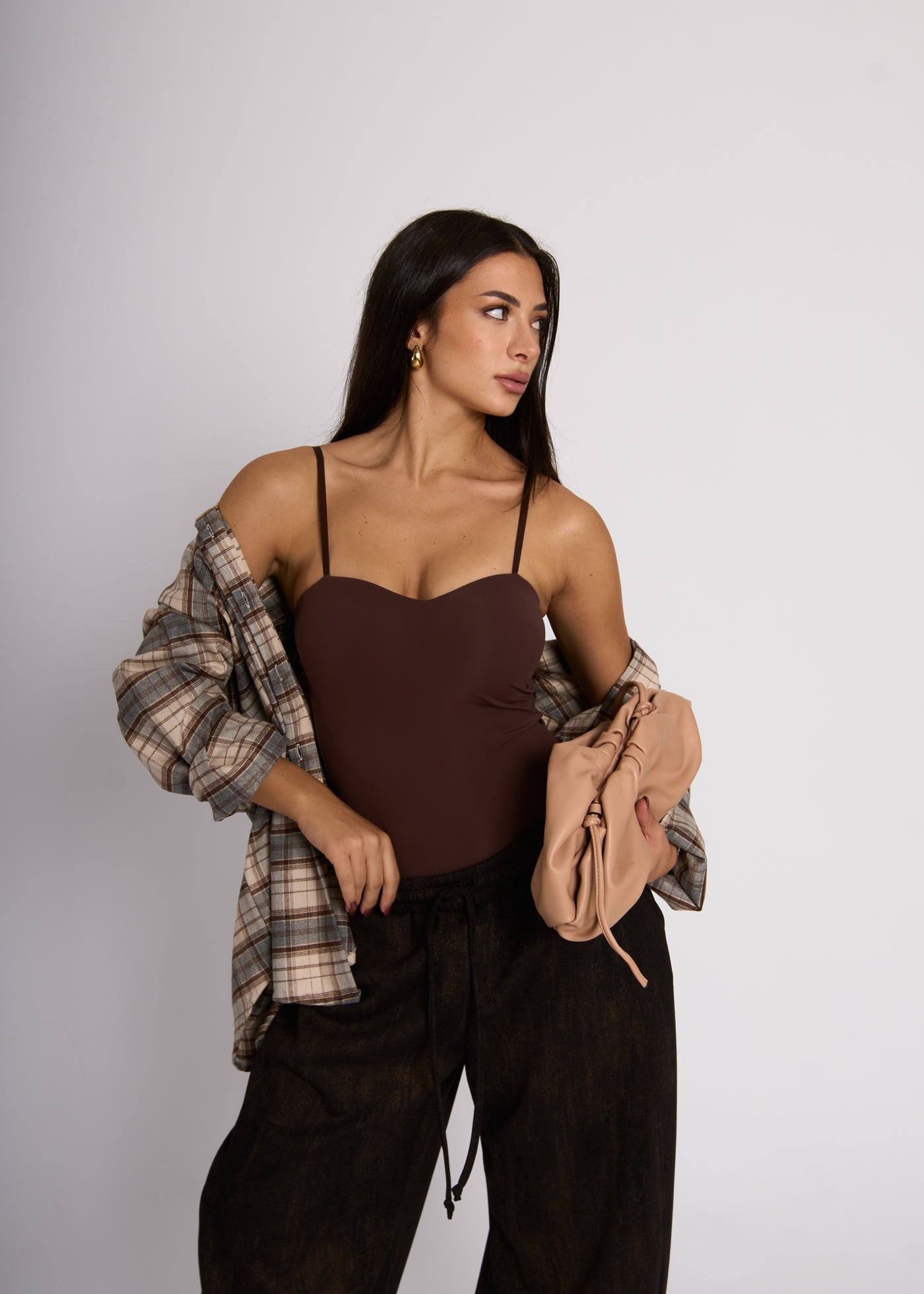 BODY SALLY - Marrone