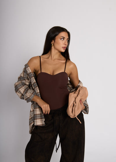 BODY SALLY - Marrone