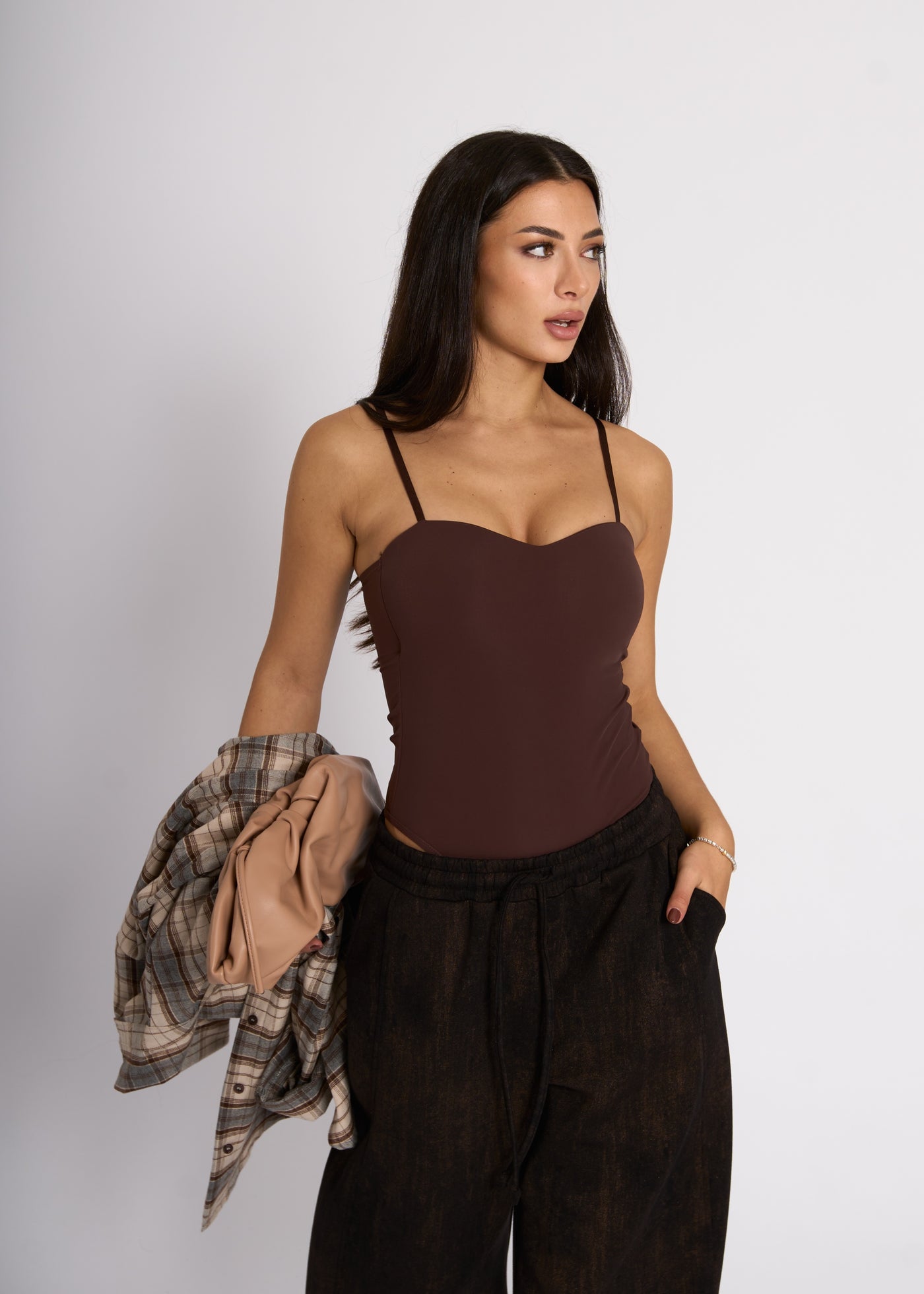 BODY SALLY - Marrone