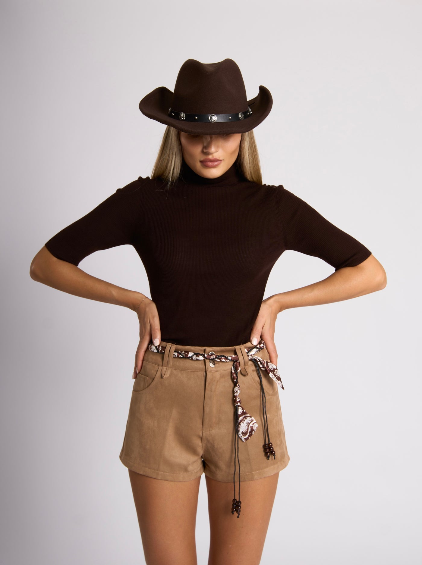 SHORTS WOODY - Camel