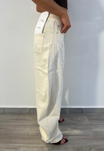 Jeans Mavy - Crema