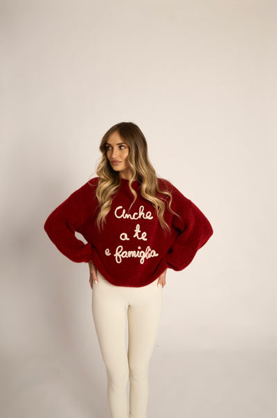 PULL CHRISTMAS MOOD - Rosso