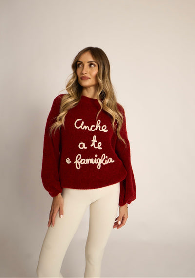 PULL CHRISTMAS MOOD - Rosso