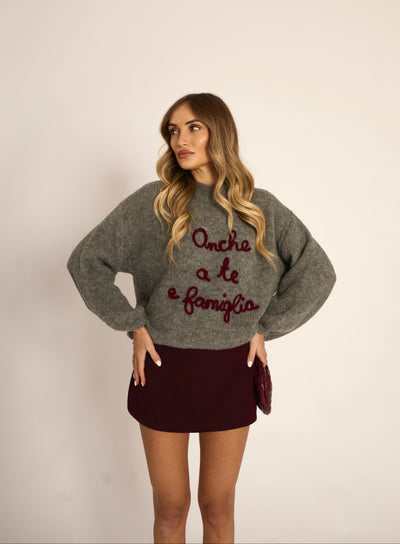 PULL CHRISTMAS MOOD - Grigio