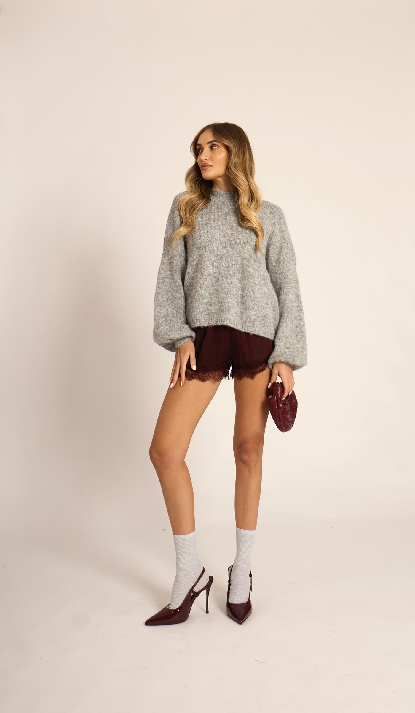 SHORTS AMELIE - Burgundy