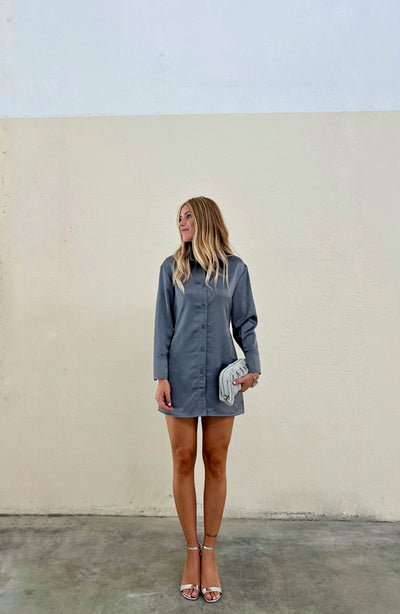 Mini dress Clary - Grigio