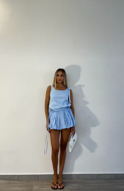 Mini Dress Camy - Celeste