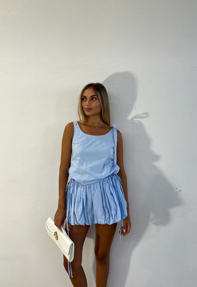 Mini Dress Camy - Celeste