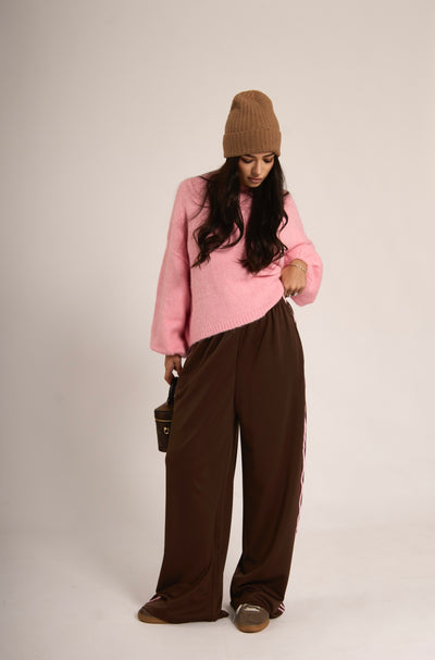 PANTA TUTA ASHLEY - Marrone rosa