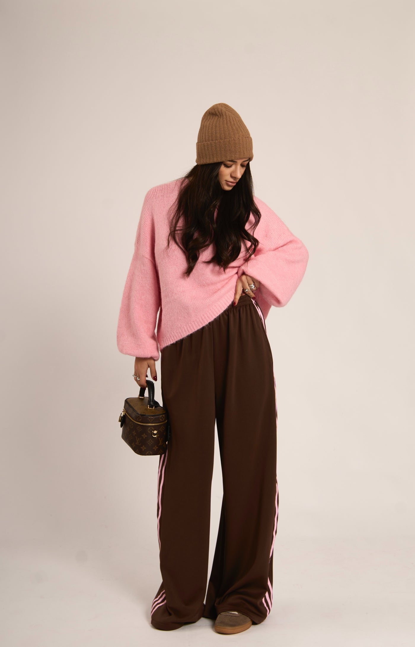 PANTA TUTA ASHLEY - Marrone rosa